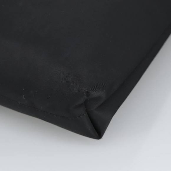 BURBERRY Shoulder Bag Nylon Black Silver Auth 100414 - Picture 12 of 16